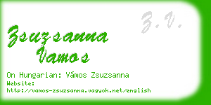 zsuzsanna vamos business card